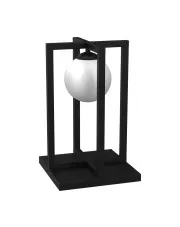 Loftowa czarna lampka nocna - K384-Warni w sklepie aosom.live