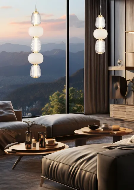 Lampa wisząca led w stylu glamour - K386-Arisa