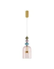 Lampa wisząca ze szklanym kloszem - K395-Agrona w sklepie aosom.live