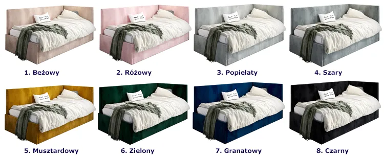 kolory tapczanu Salma