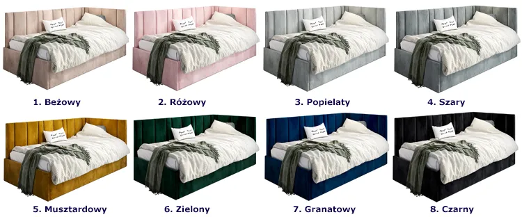kolory tapczanu Meraje
