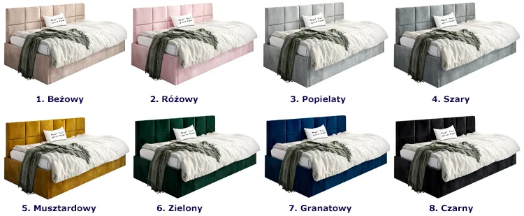 kolory łóżka sofy Hixo 4X