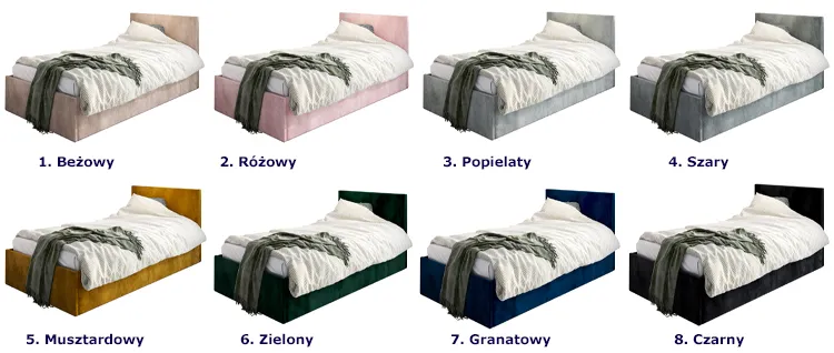 kolory łózka Lenny 3X