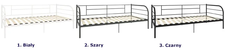 Kolory metalowego łóżka Lucpa