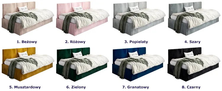 kolory łóżka sofy Huzox 4X