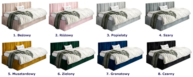 kolory łóżka Meraje 4X
