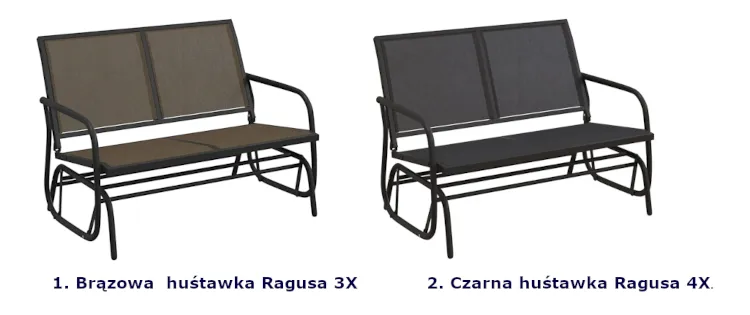 Produkt Czarna huśtawka ogrodowa - Regio 4X - zdjęcie numer 2