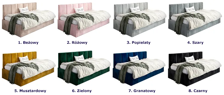 kolory łóżka Golones 7X