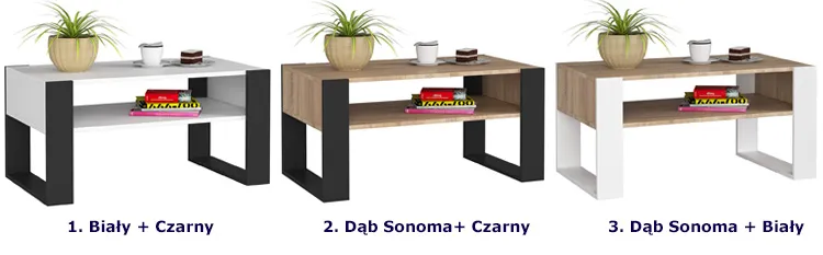 Kolory stolików kawowych Marsela
