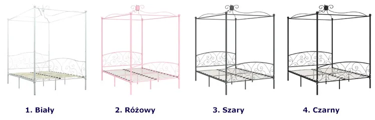 Kolory metalowego łóżka Ifrexi