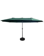 Ciemnozielony parasol do ogrodu - Berlog w sklepie aosom.live