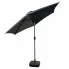 Ciemnoszary regulowany parasol Łaross