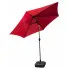 Czerwony regulowany parasol do ogrodu Łaross