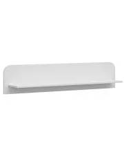 Biała minimalistyczna półka ścienna 140 cm - Entido 6X w sklepie aosom.live