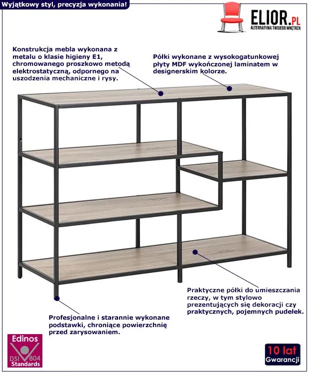 Industrialny regał Medox 5X - modny