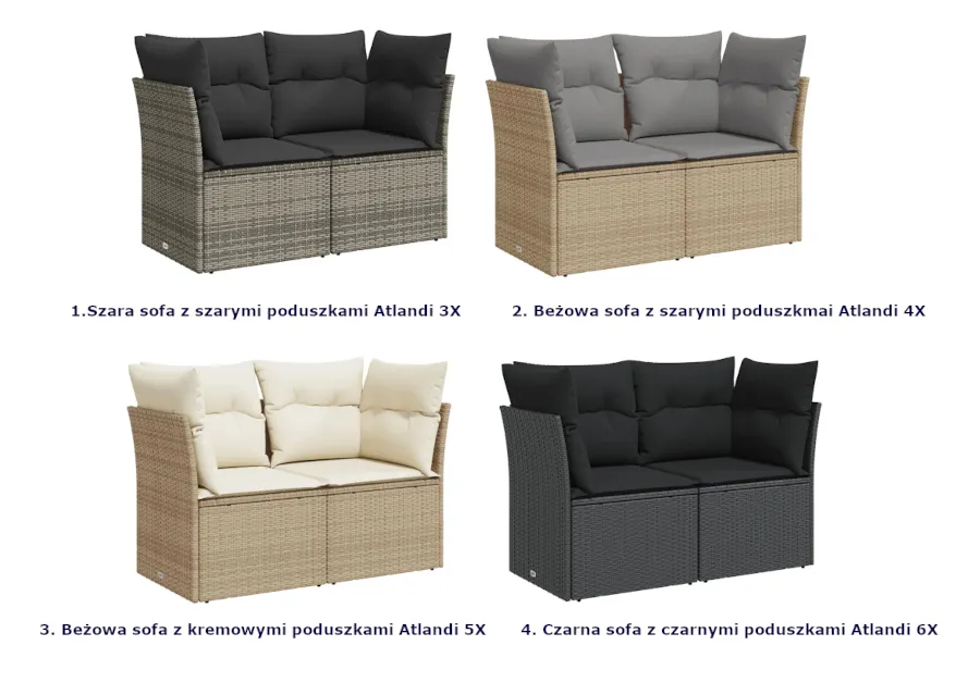 Produkt Dwuosobowa sofa ogrodowa - Mulio 4X