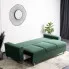 Welurowa rozkładana sofa 3osobowa Artaxa