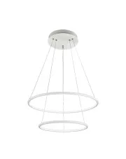 Podwójna biała lampa wisząca led - K437-Otila w sklepie aosom.live