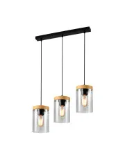 Potrójna lampa wisząca czarna - K448-Glomer w sklepie aosom.live