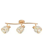 Lampa sufitowa złote szklane klosze - K451-Etos w sklepie aosom.live