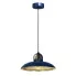 Industrialna lampa wisząca granatowa - K483-Zora