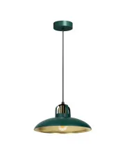 Zielona lampa wisząca industrialna - K483-Ramona w sklepie aosom.live