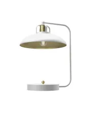 Biała industrialna lampka nocna - K486-Ramona w sklepie aosom.live