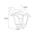 Wymiary lampy A453-Cres
