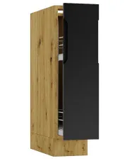 Szafka cargo 20 cm dąb artisan + czarny - Orfa 4X w sklepie aosom.live