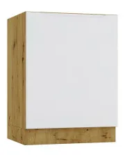 Szafka pod zlew 60 cm dąb artisan + szary - Orfa 10X w sklepie aosom.live