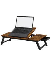 Industrialny składany stolik pod laptopa - Oradis w sklepie aosom.live