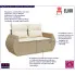 Alicante 4X beżowa sofa ogrodowa