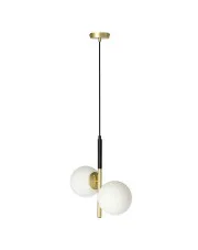 Podwójna złota lampa wisząca - K487-Tiox w sklepie aosom.live