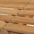 Szczegółowe zdjęcie nr 5 produktu Drewniana ławka do ogrodu Rienna 2X - brązowa