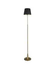 Nowoczesna lampa podłogowa z czarnym abażurem - K494-Morik w sklepie aosom.live