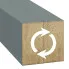 lamele z płyty MDF khaki Karmil