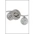 wizualizacja Srebrny kinkiet glamour - K510-Tawalo