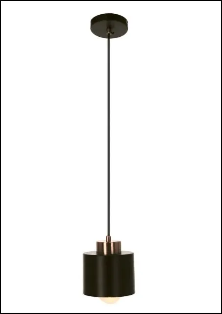 Czarny metalowy zwis - K517-Nosti