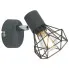 Szary metalowy kinkiet - K522-Peppe