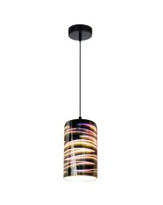 Lampa wisząca czarna podłużna - K527-Simes w sklepie aosom.live