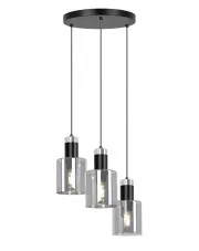 Elegancka szklana lampa wisząca nad stół - A470-Solla w sklepie aosom.live