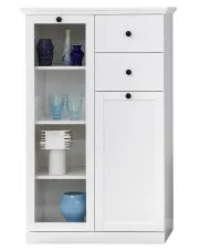 Biała minimalistyczna witryna - Jayden 9X w sklepie aosom.live
