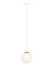 Nowoczesna lampa wisząca szklana kula - A490-Barios w sklepie aosom.live