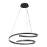 Czarna lampa wisząca spirala A496-Zaxa