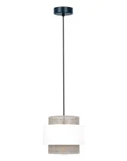 Biało-beżowa lampa wisząca abażurowa boho - A518-Esmix w sklepie aosom.live