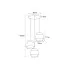 Rozmiar lampy A526-Vima