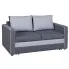 sofa rozkładana popielata Ridon
