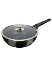 Nowoczesna patelnia z powłoką tytanową 24 cm - Flavum 7X w sklepie aosom.live