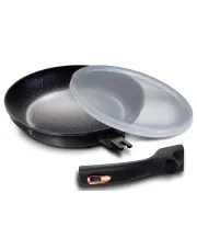 Granitowa patelnia z odpinaną rączką 24 cm - Flavum 8X w sklepie aosom.live