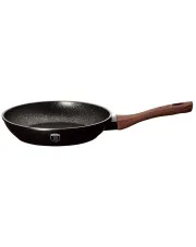 Czarna patelnia z brązową rączką 28cm - Flavum 14X w sklepie aosom.live